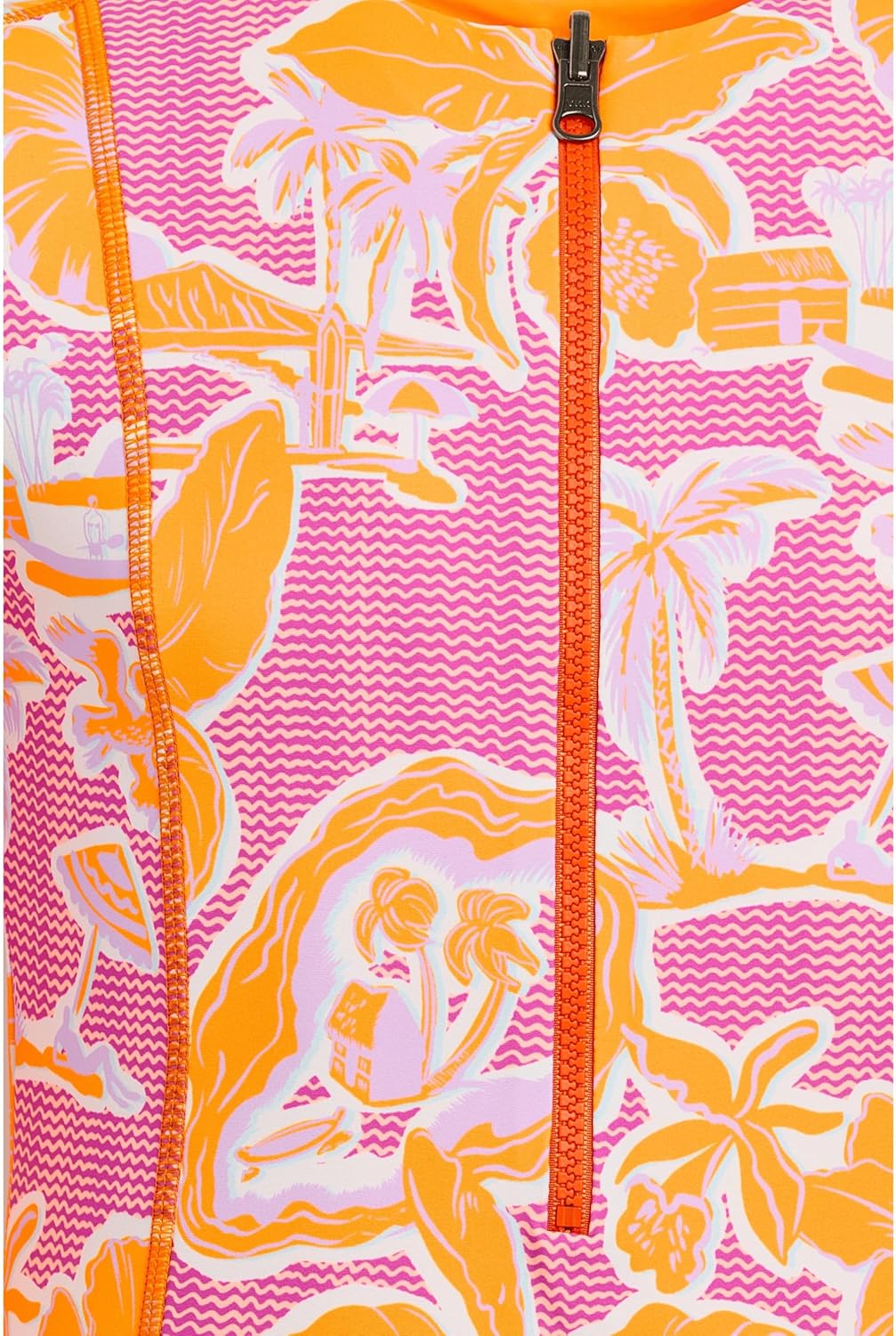 Maaji Girls' Flamingo Glow Reversible One Piece