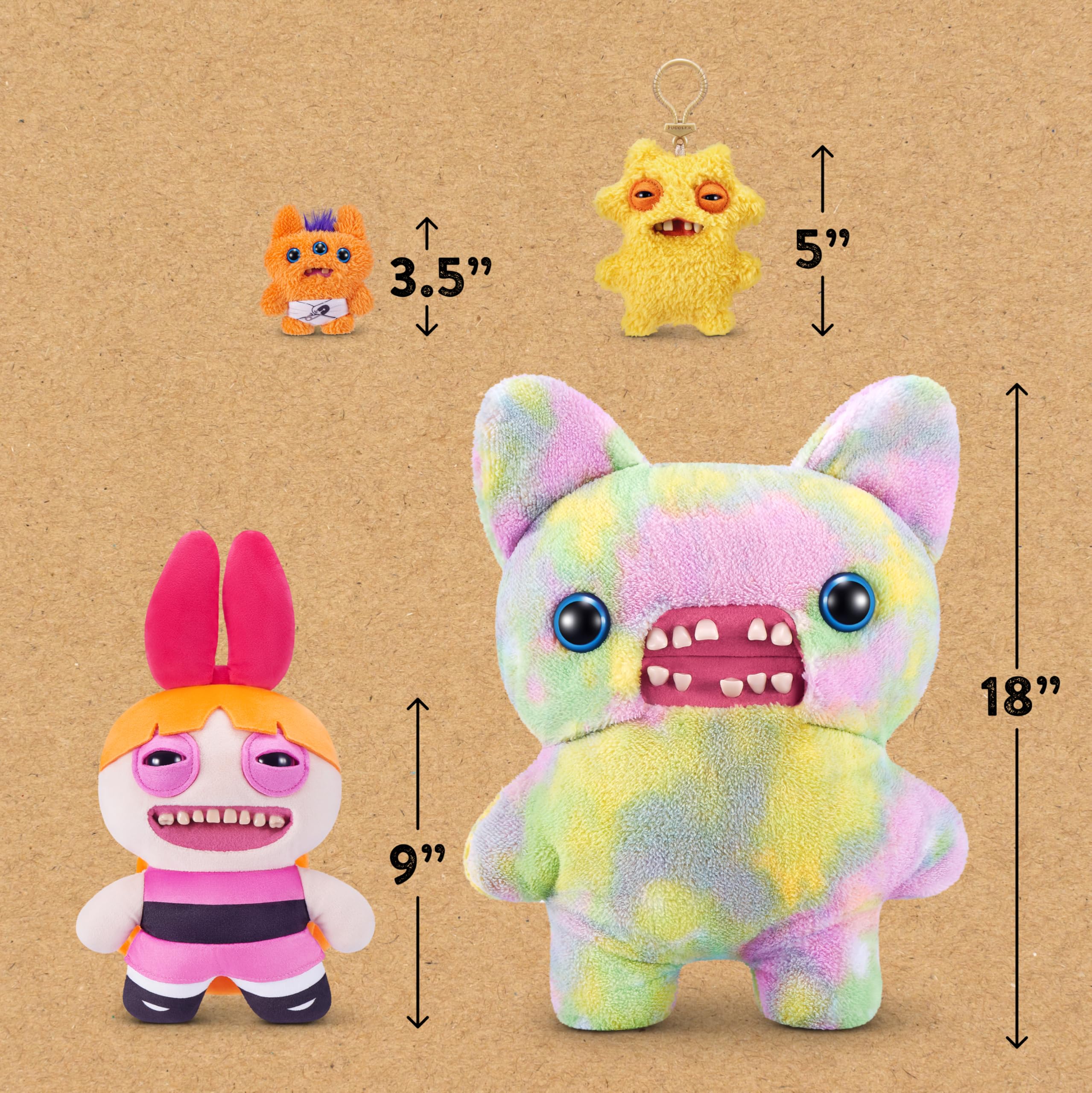 Seria FUGGLER 1-POWERPUFF GIRLS PLUSH 23 cm (kwiat)