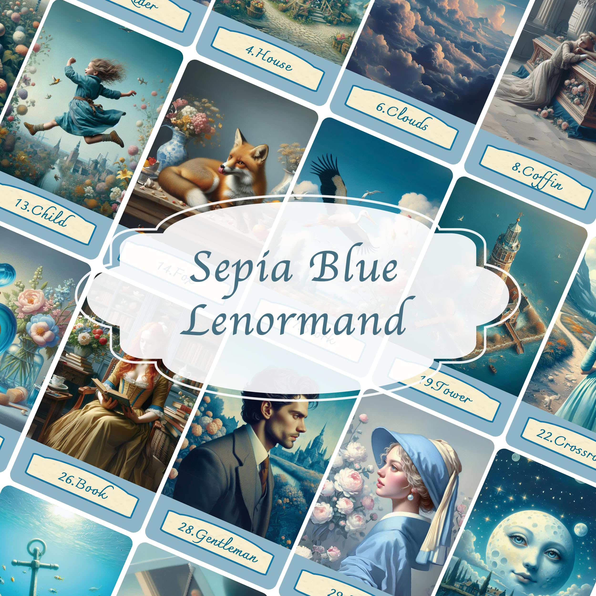 Amazon.co.jp: 【正規品】Sepia blue lenormand セピアブルー