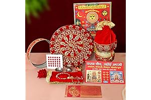 TIED RIBBONS Karwa Chauth Pooja Thali Set