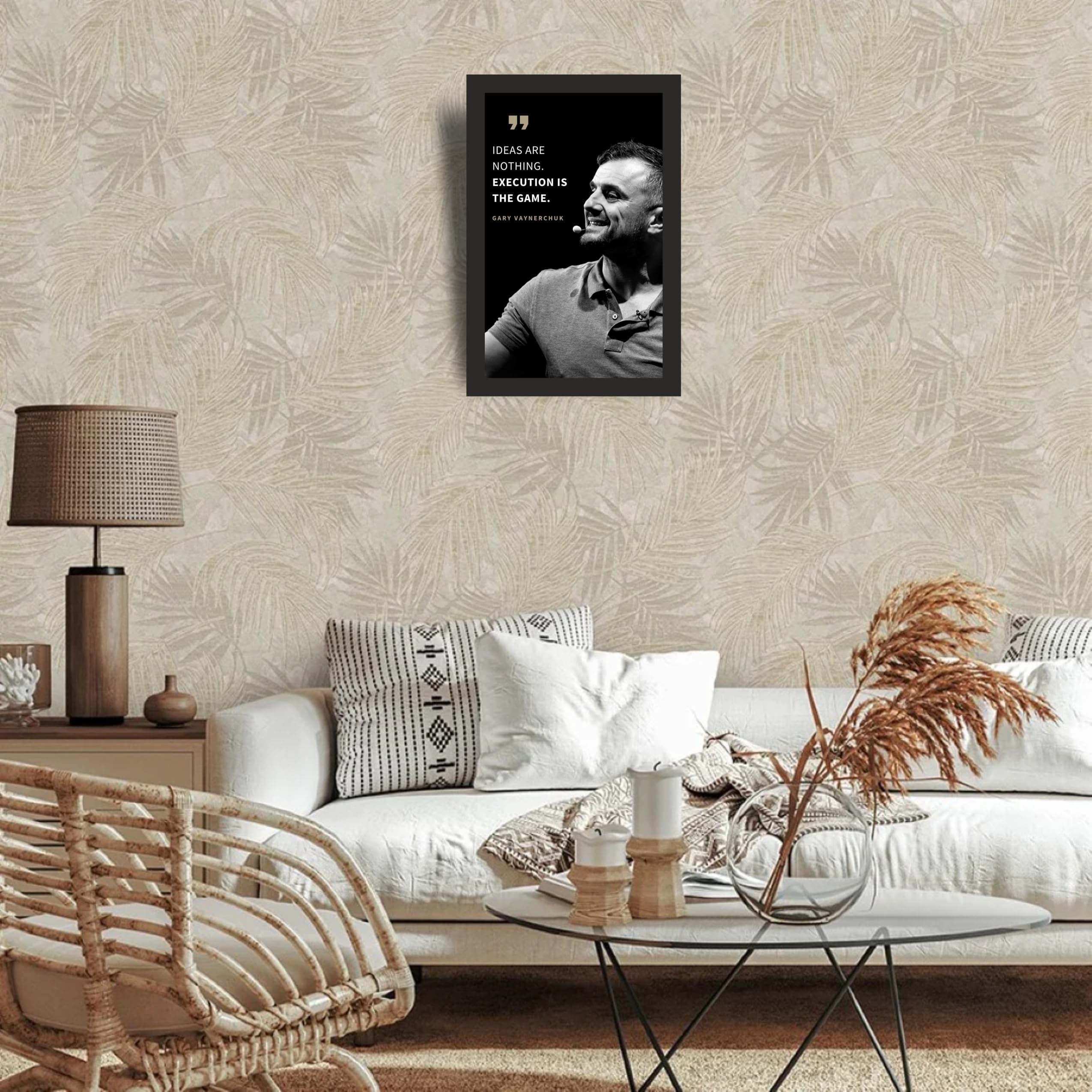 Execution Is The Game Quote Wall Art