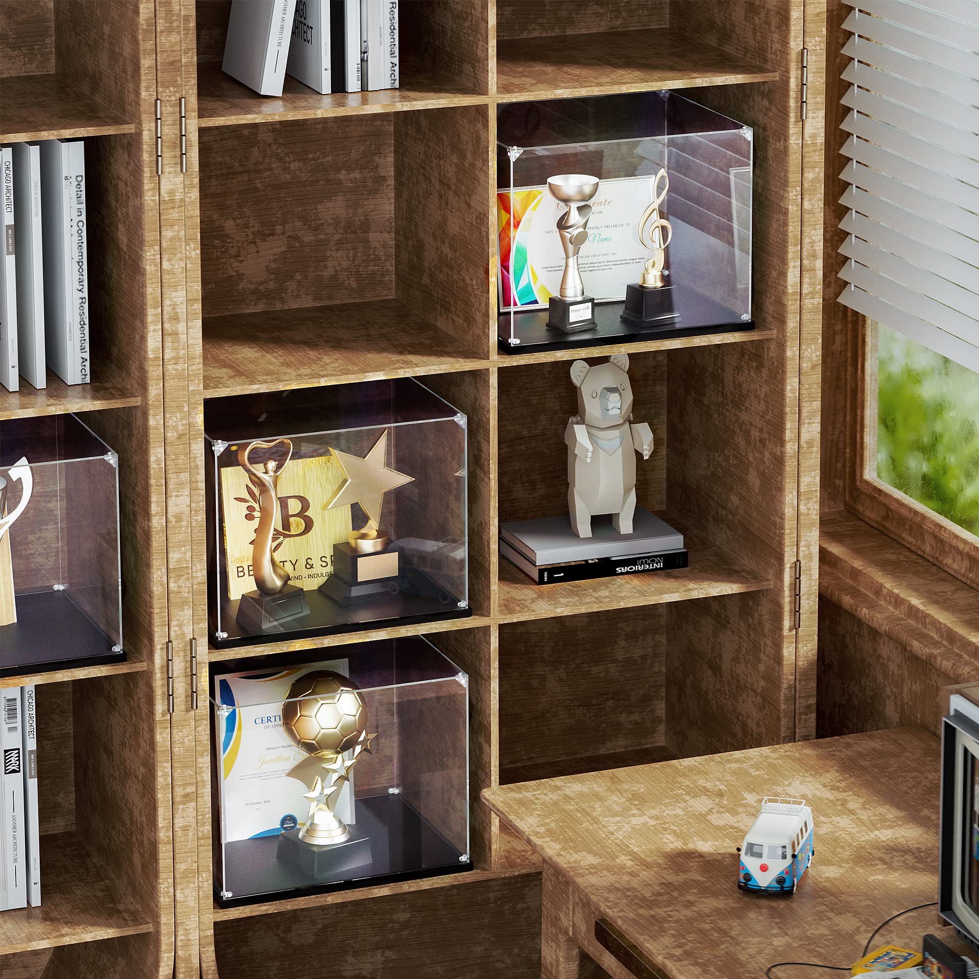 Vitrine Acrylique pour Collection Anti Poussière Transparente