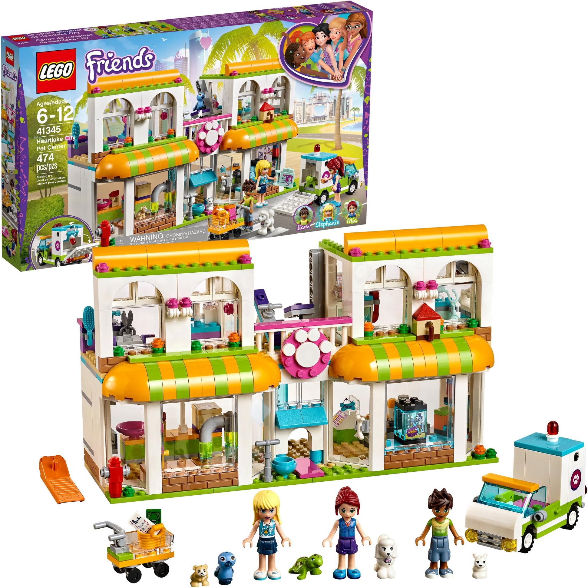 Friends Heartlake City Pet Center 41345 Building Kit (474 Pieces)