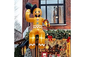 10 ft Inflatable Christmas Blow up Gingerbread Yard Outdoor Decoration