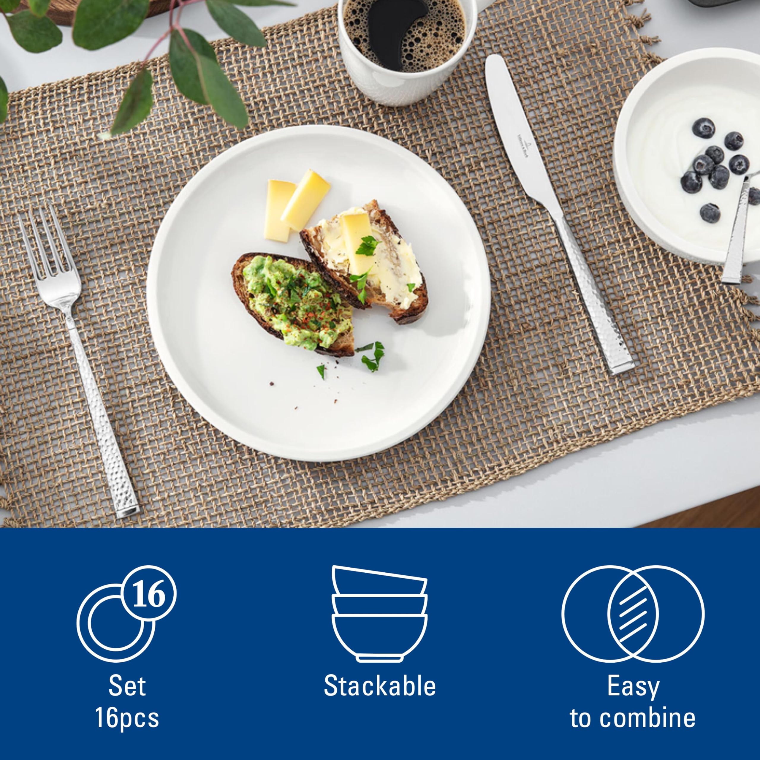 Villeroy & Boch Artesano Conjunto de louça original de 16 peças