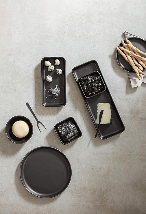 Eva Solo | Nordic Kitchen Stoneware Square Dish | 11x11cm | Danish Design & Functionality | Tools Kitchen Gadgets & Accessories