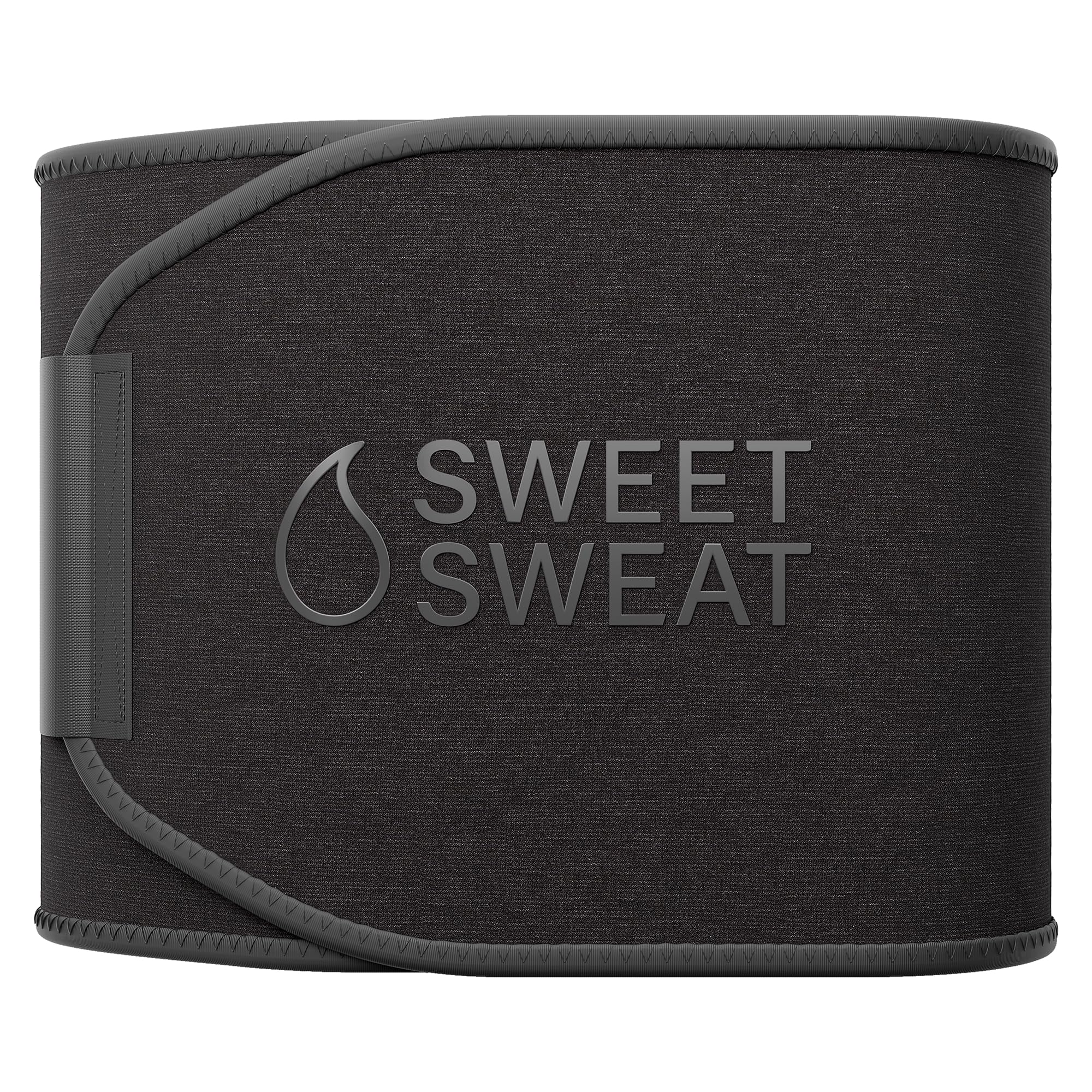 Sports Research Sweet Sweat Waist Trimmer Matte Black