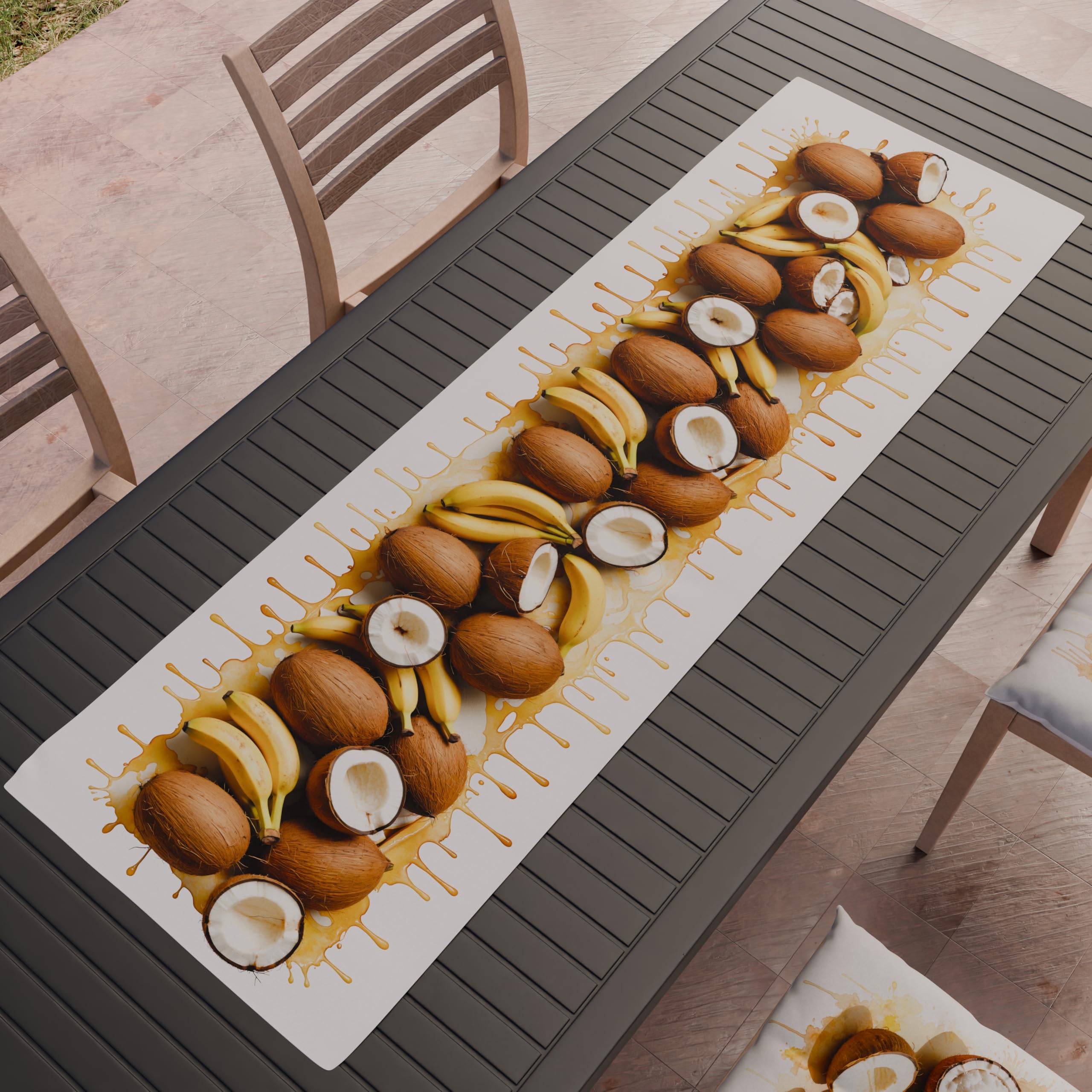 PETTI Artigiani Italiani, Kitchen Textile Accessories, Elegant Table Runner 40 x 140 cm in Microfibre - Image 2