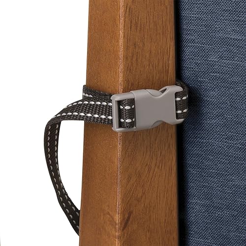 Miniatura 135 de Classic Accessories Ravenna - Cojín cuadrado para patio de 25 x 25 x 5 pulgadas, resistente al agua, con funda, para sillón de descanso, hongo