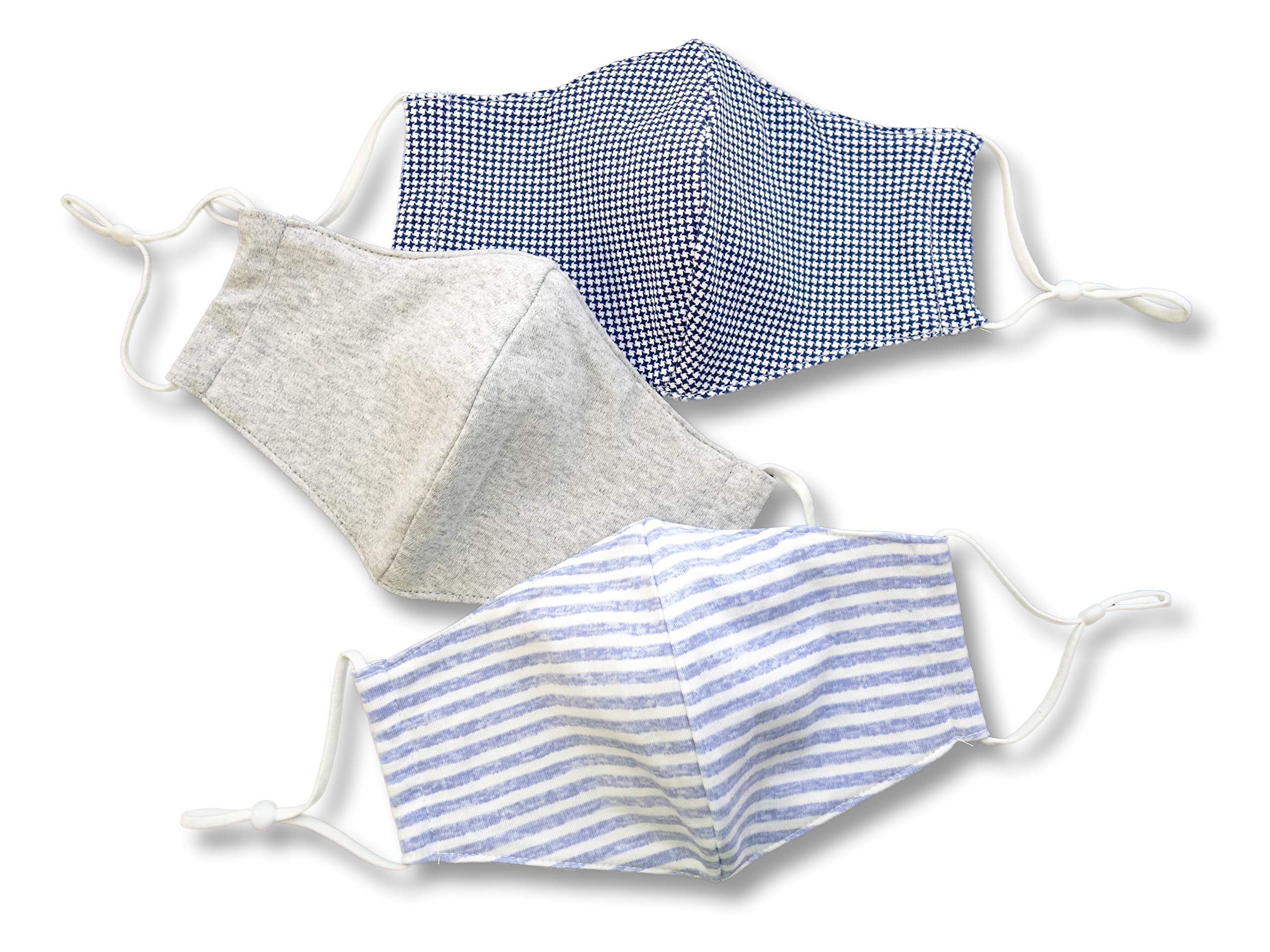 HOPE LOVE SHINE Face Mask Adjustable Filter Pocket Reusable Breathable Washable Cloth Mask Face Masks for Women Men - 4 Pack