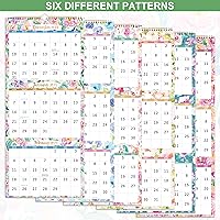 Vista 5 de Calendario de pared 2024, calendario de pared de 3 meses vertical 2024 (plegado en un mes), diciembre de 2023 a enero de 2025, 11 x 26 pulgadas