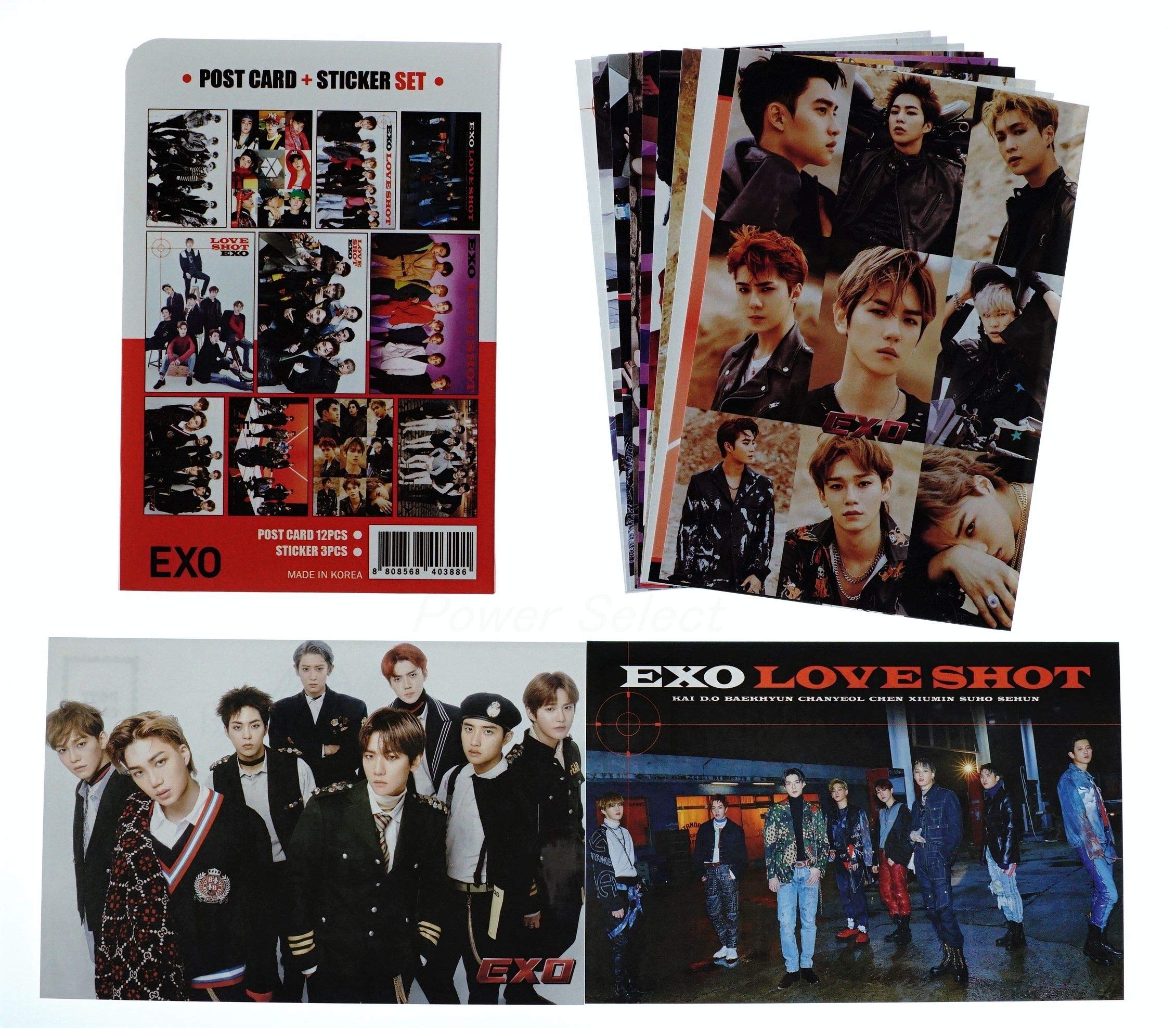 EXO EXOclusive postcards set ポストカードセット Amazon.co.jp: EXO エクソ グッズ 【 ポストカード セット