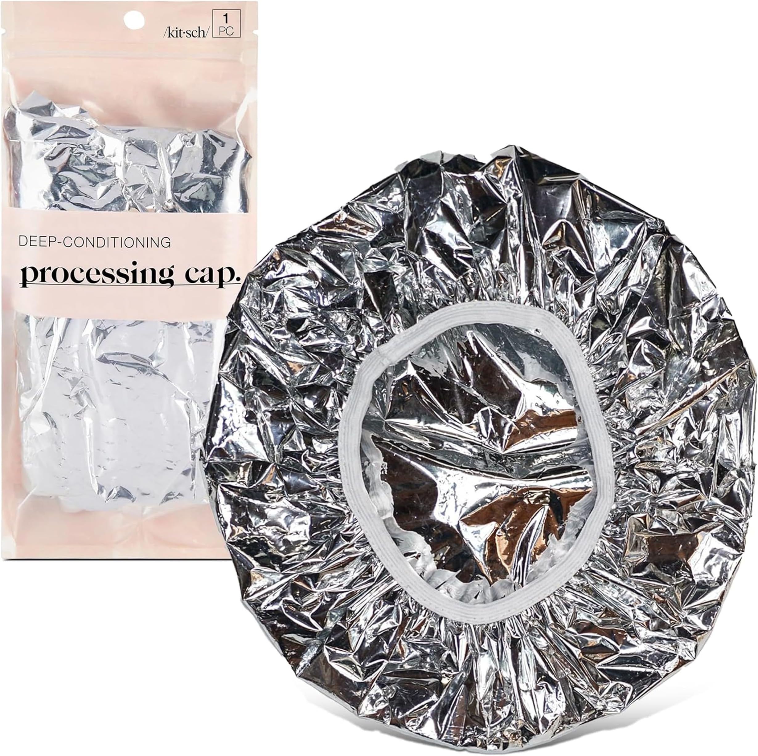 Pro Reusable Processing Cap for Hair, Deep Conditioning Cap, Coloring Cap for Hair, Silver Foil Cap
