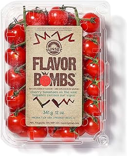 Sunset, Flavor Bombs, Cherry Tomatoes On The Vine, 12 oz