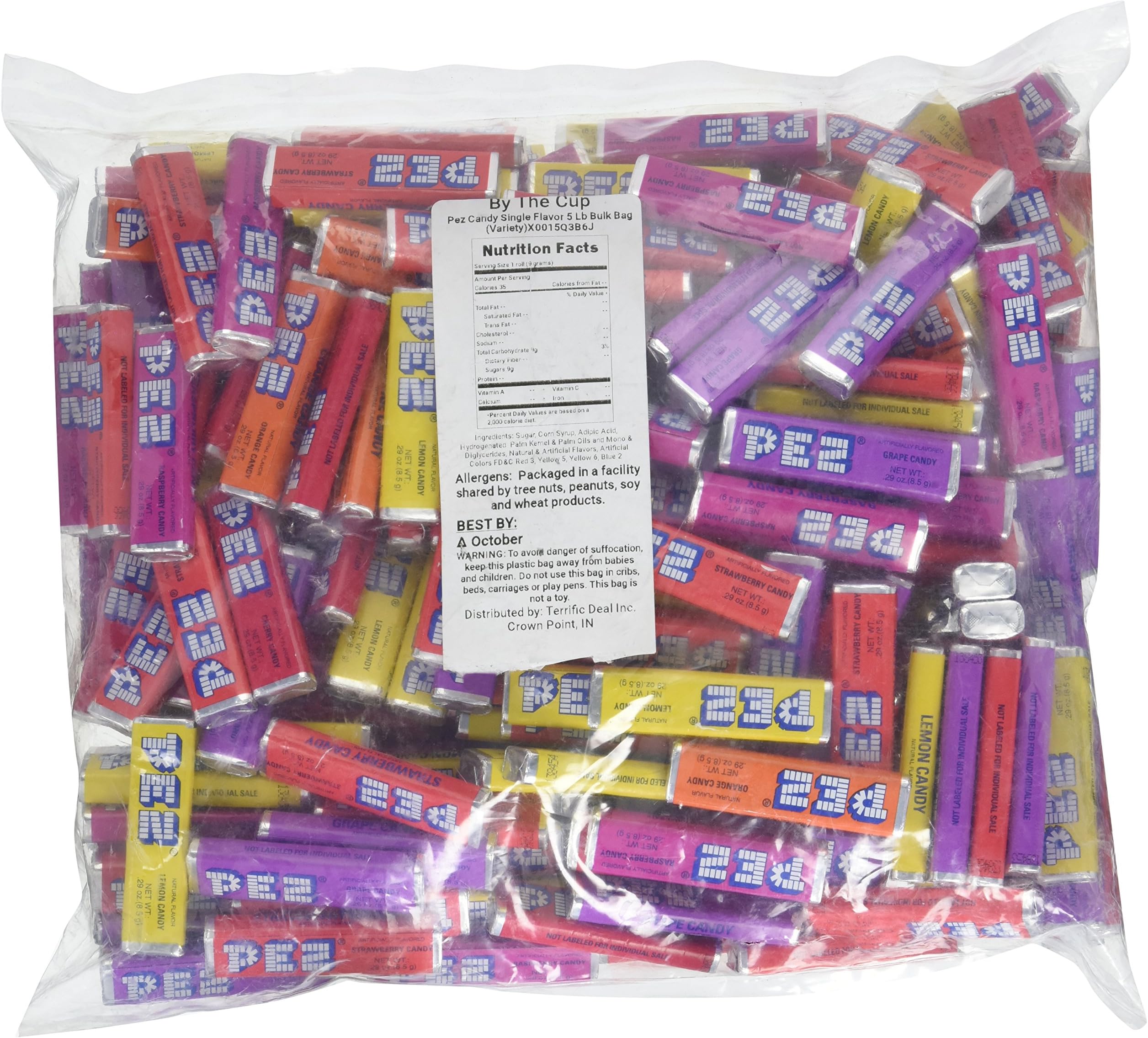 Candy Single Flavor 5 Lb Bulk Bag (Variety)