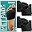 Brison Podiatrist-Designed Metatarsal Pads for Pain Relief Women Men - Ball of Foot Cushions Gel Sleeves Metatarsalgia Mortons Neuroma - 2 Pairs (Black, Large) M 9-11 / W 11-13