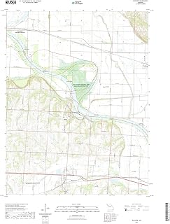 Buckner Missouri US Topo Map 24" x 29" / Waterproof