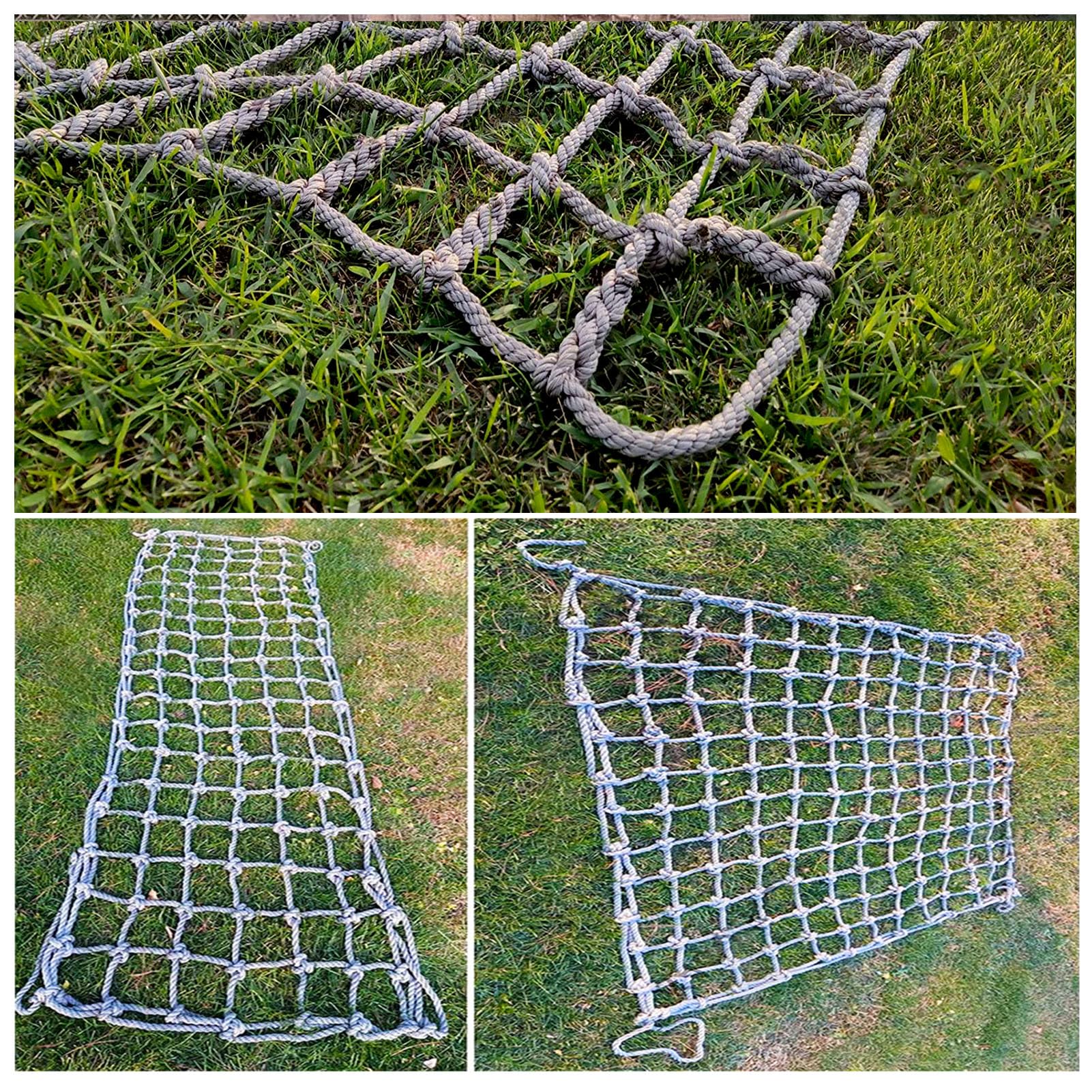 Lwjsocp Heavy Duty Climbing Netsafe Protective Playground Net For Treehouses & Outdoor Play 3.3X3.3ft Kids Climbing Net For Safe Fun & Adventure