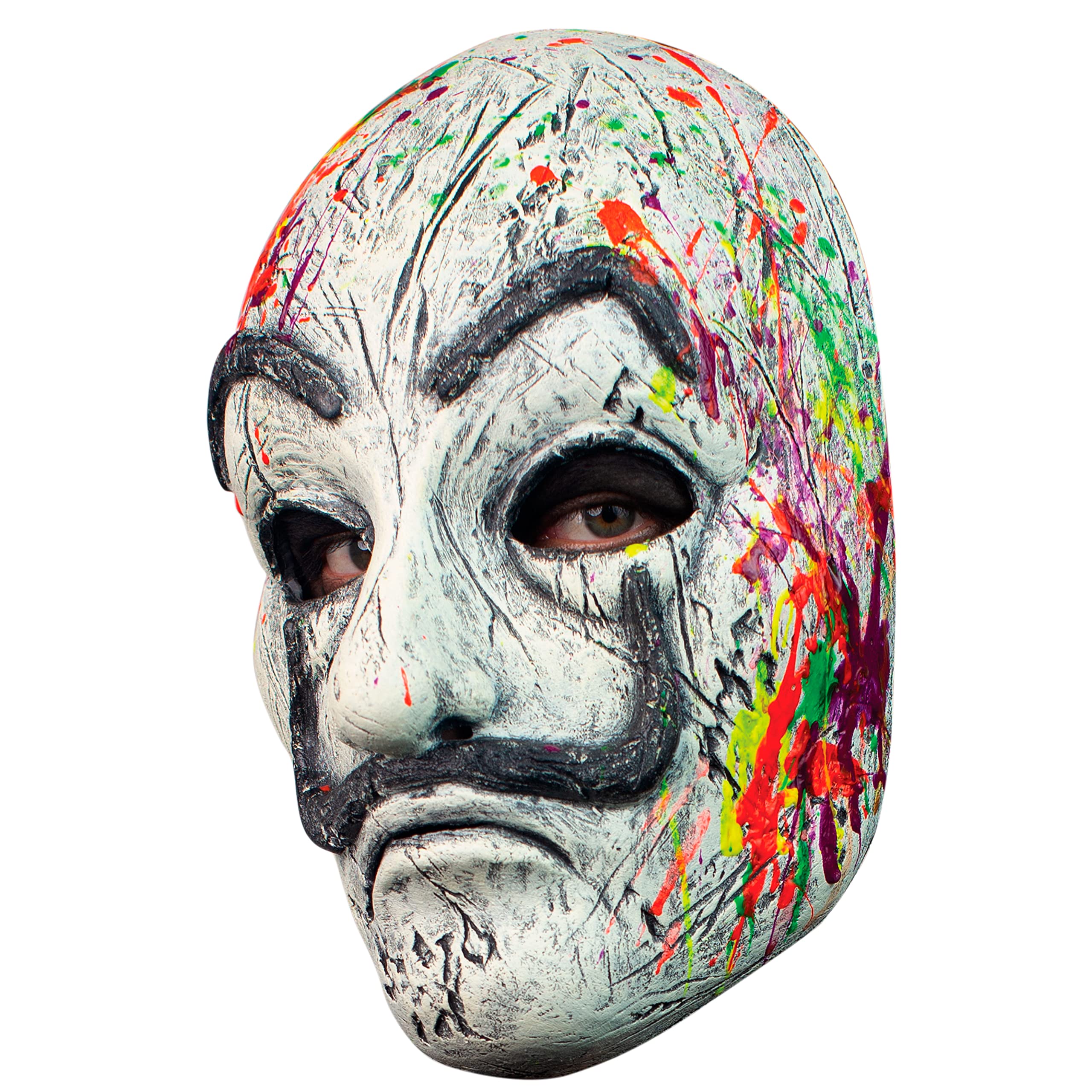 Ghoulish ProductionsNeon Artist Latex Mask. Seroius Neon Dali Latex Mask.Urban Masks Line