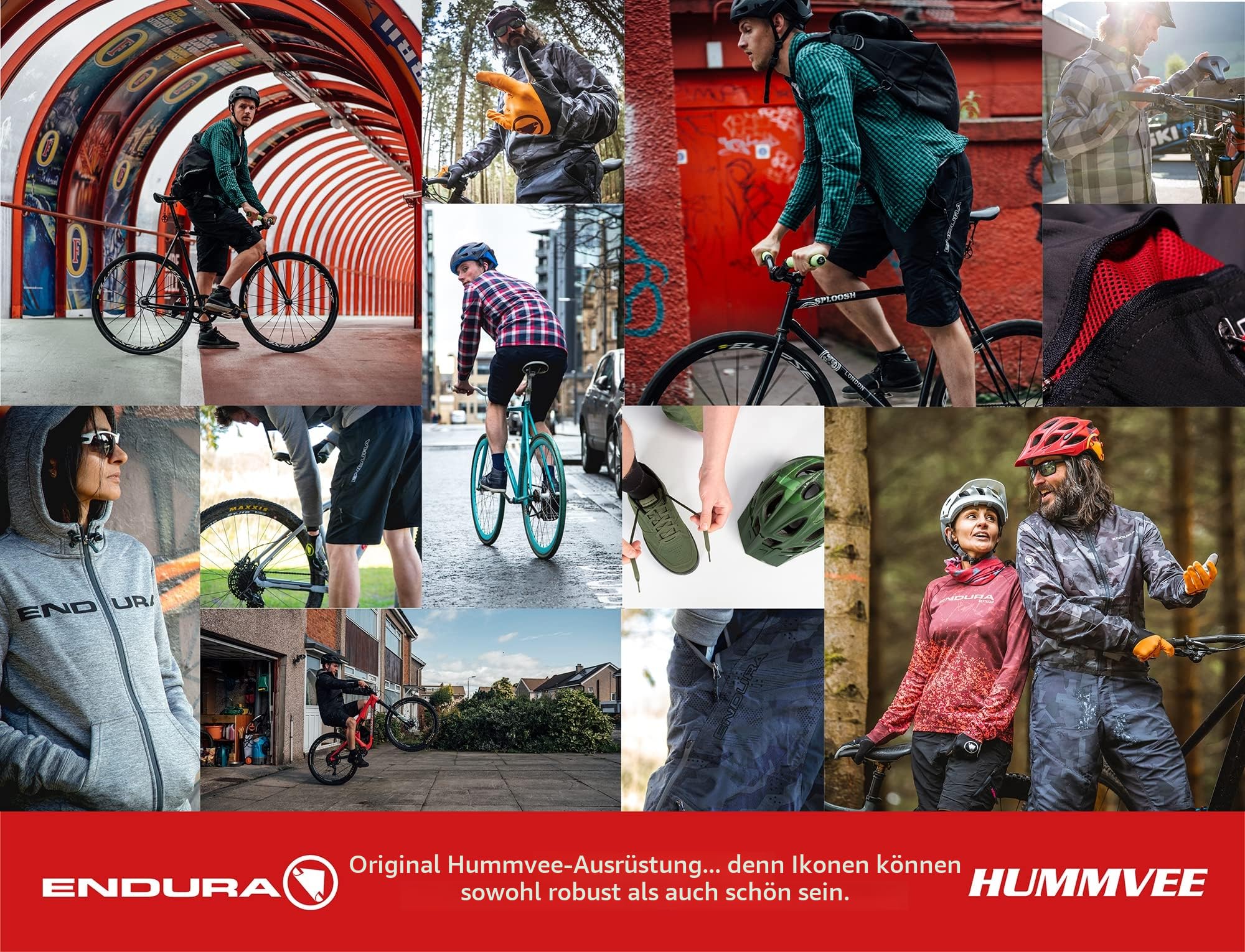 Endura Herren Hummvee Cycling Trouser II | Clickfast Compatible | Mountain Bike Trousers | MTB | Trail | Commute | City Hose