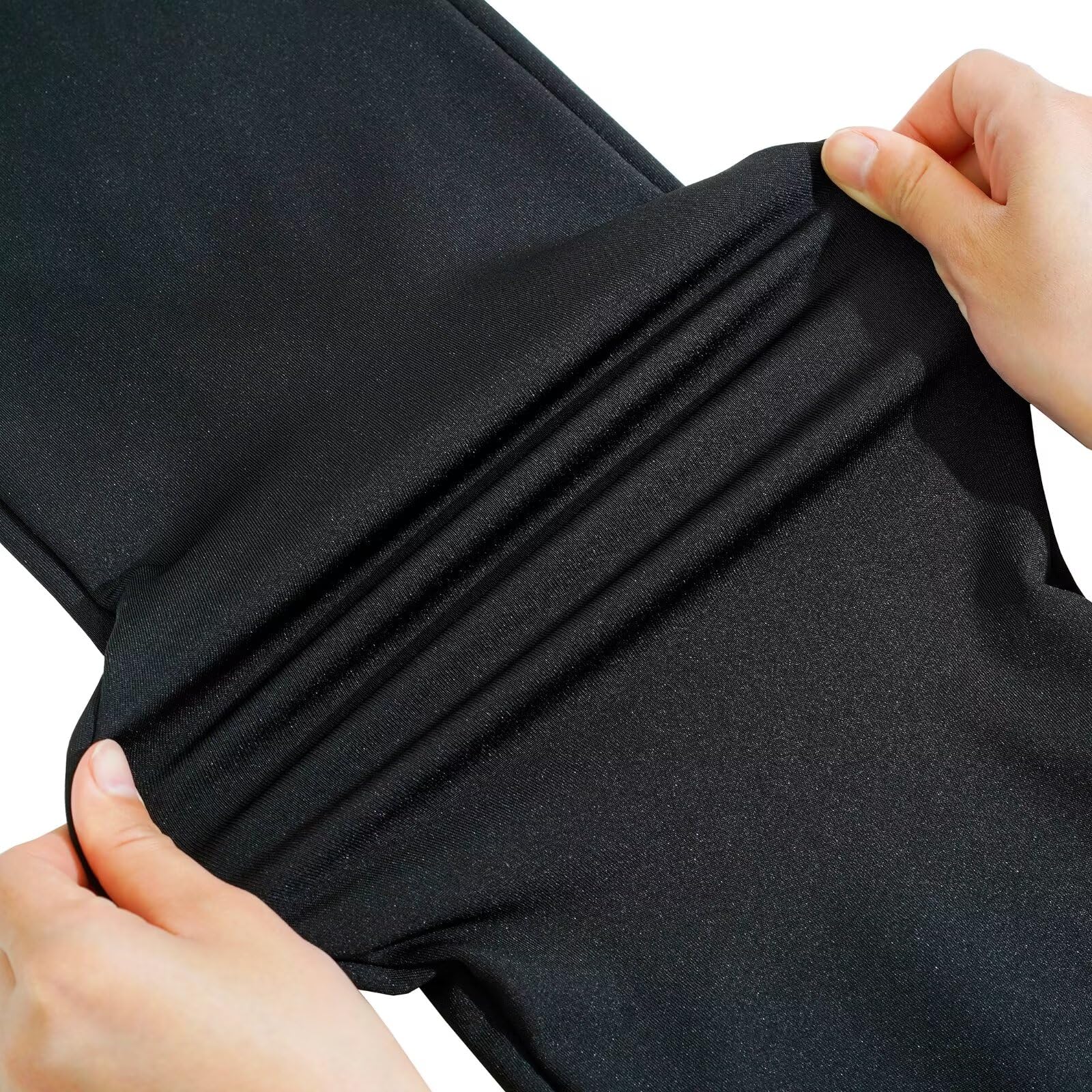 Pantaloni da Donna a Gamba Dritta Elasticizzati per Danza Classica per Adulti Pantaloni Jazz Pantaloni da Yoga Nero
