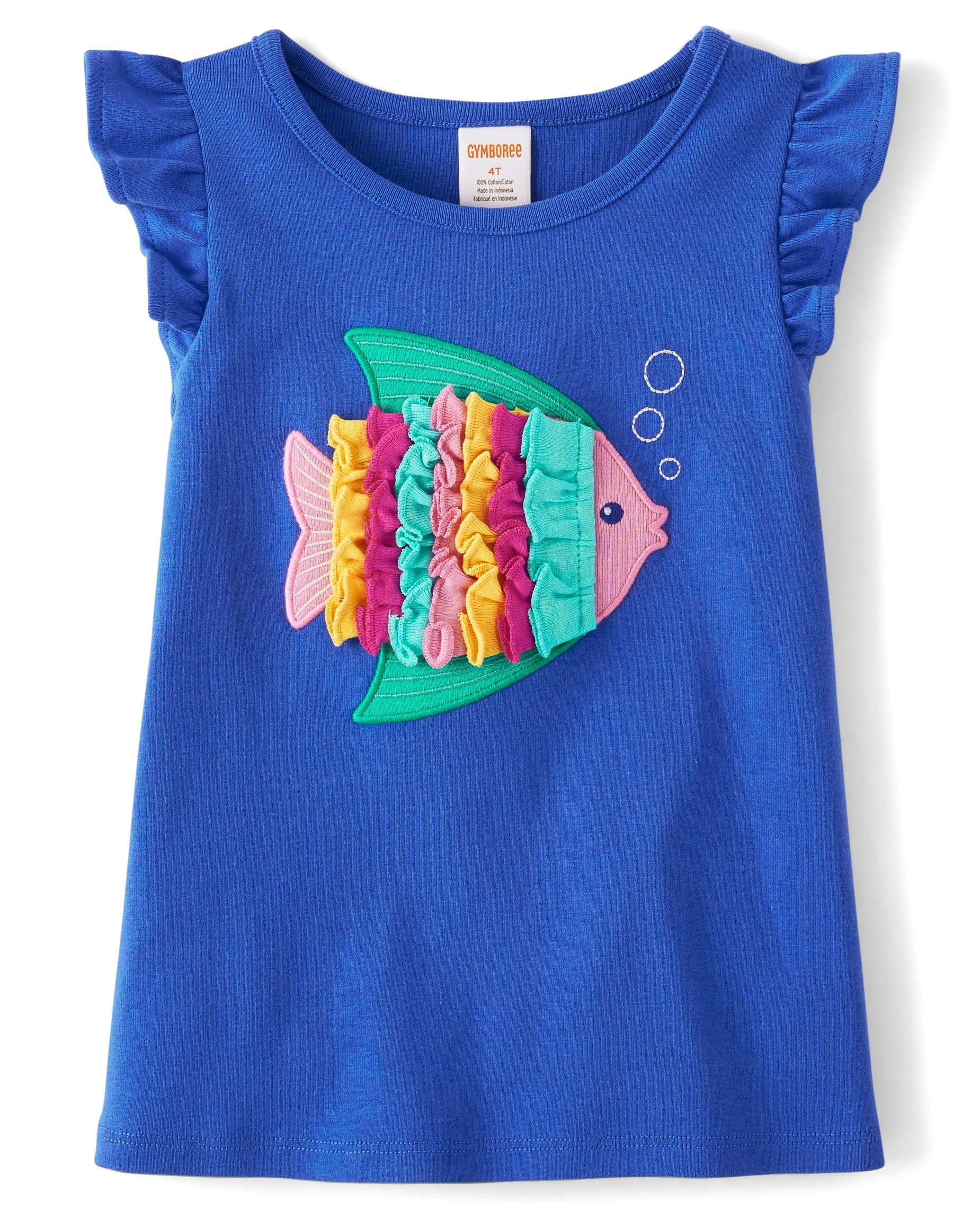Gymboree Girls' and Toddler Sleeveless Embroidered Top