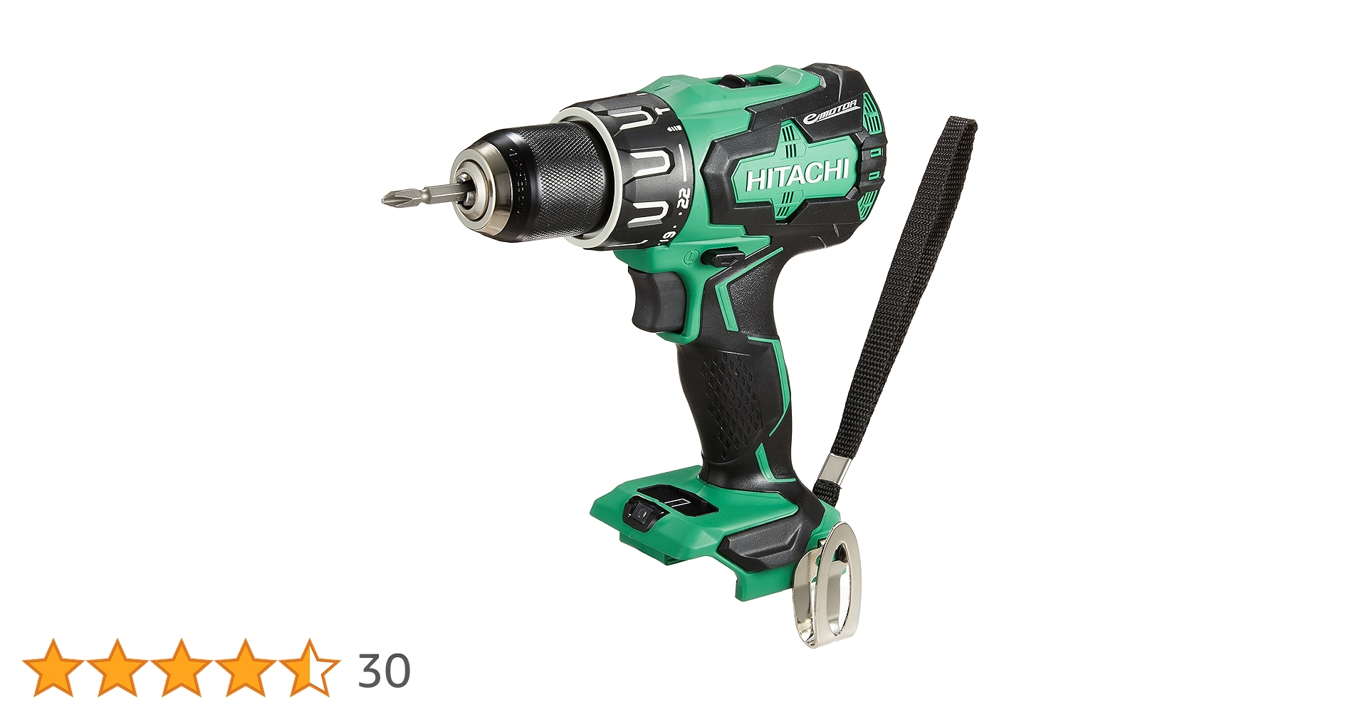 美品！バッテリー2個付き！HITACHI工機、DV 14DBSL DV14DBSL(2LYPK) 14.4Vコードレス振動ドライバドリル 1台 HiKOKI