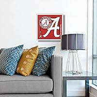 Vista 2 de YouTheFan NCAA Alabama Crimson Tide Serie de Logo 3D de Arte de Pared - 12x12 pulgadas