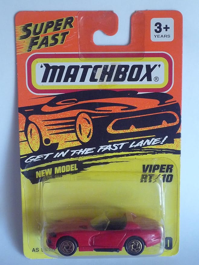 Matchbox 1993-10 New Model Super Fast Viper RT/10 1:64 Scale