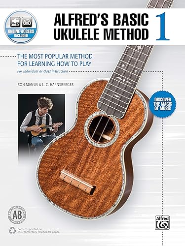 Alfred's Basic Ukulele Method 1: The Most Popular Method for Learning How to Play, Book &amp; Online Audio (Alfred's Basic Ukulele Library)