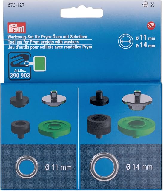 Prym - Prym (11-14mm) Narzędzie Ustawić do oczek - 8 Sztuki