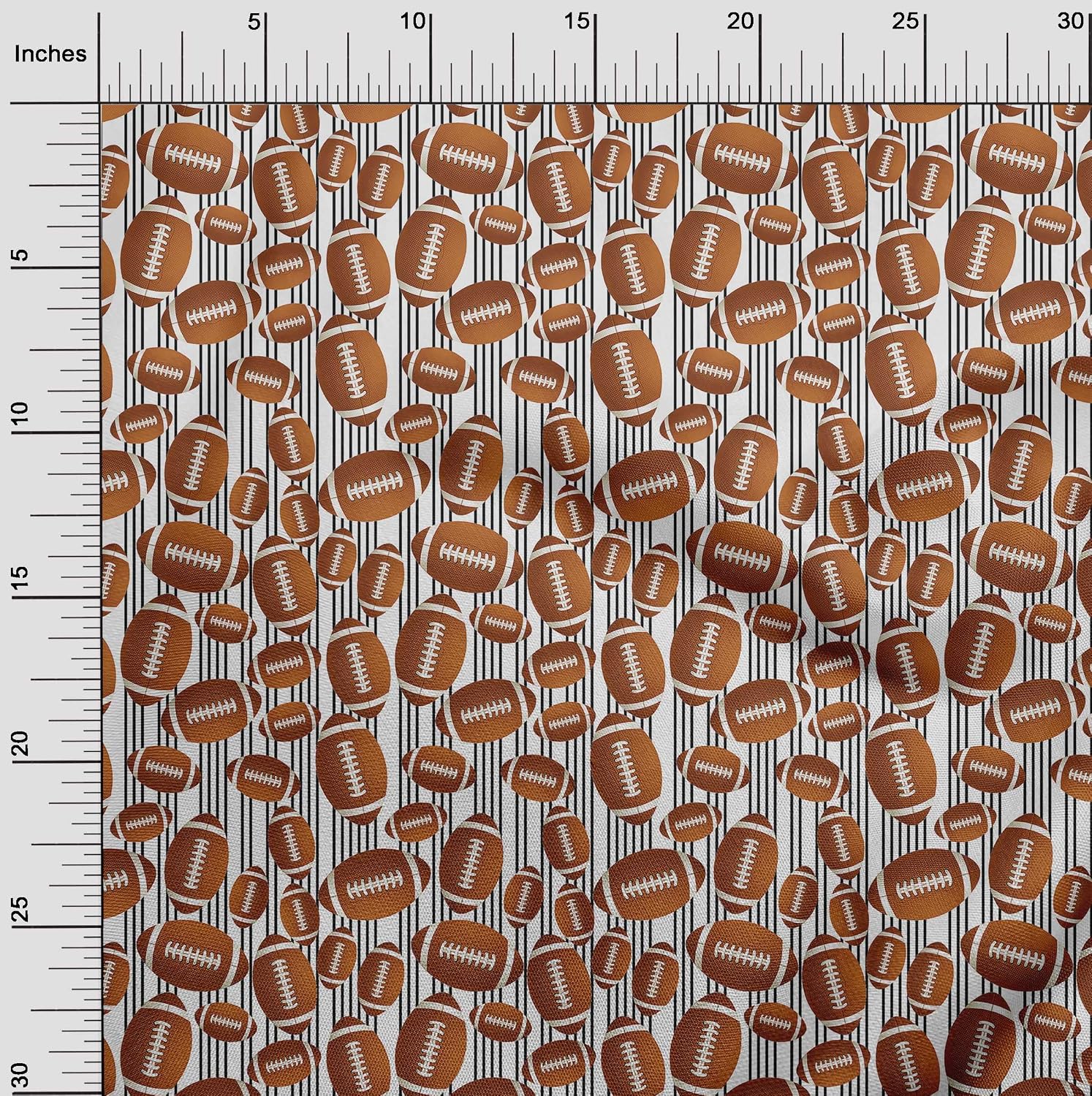 oneOone Viscose Chiffon Orange Fabric Sports Quilting Supplies Print Sewing Fabric by The Yard 42 Inch Wide