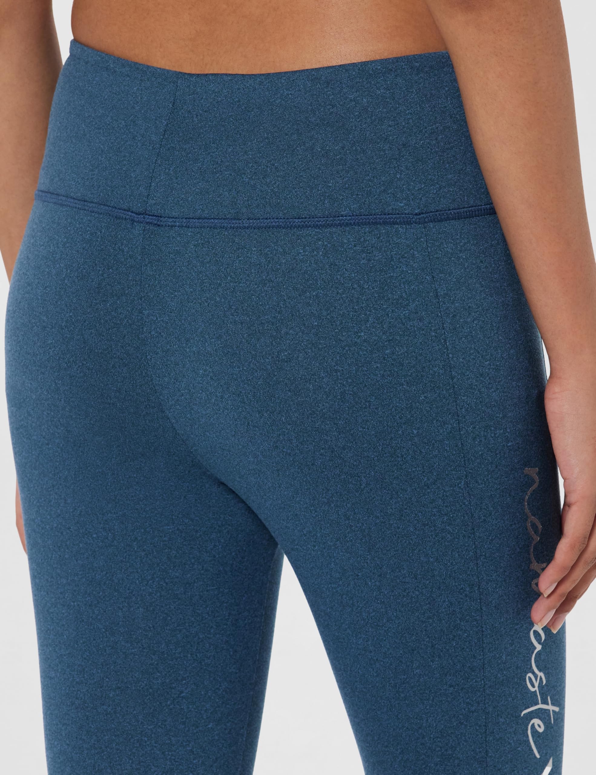 Van Heusen Women Proactive Snug Fit Snug Fit Yoga Pants - High Stretch, Moisture Wicking_88305_Ocean Blue_L 4