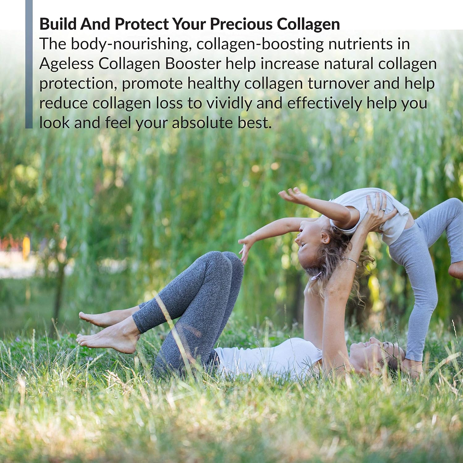 BioTrust Ageless Collagen Booster, Powerfully Support Beauty from Within, Plant-Based Collagen Builder, Glowing Skin, Gorgeous Hair, Beautiful Nails, Healthy Joints, 60 Capsules (30 Servings)