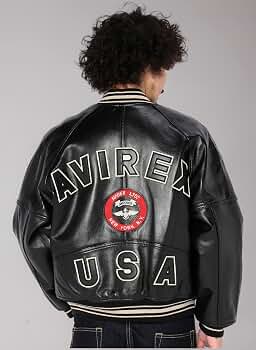 Amazon | [アヴィレックス] スタジャン VARSITY JACKET 6181032 メンズ