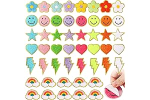 Yilloog Self-Adhesive Chenille Patches: Adorn Your Garments with Style