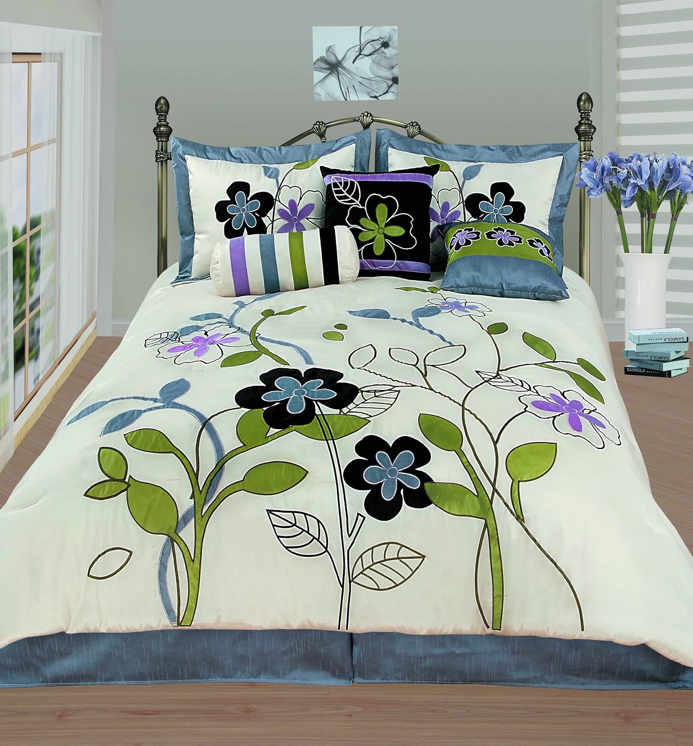 Wellington and Castle Milan 7Piece Comforter Set, King