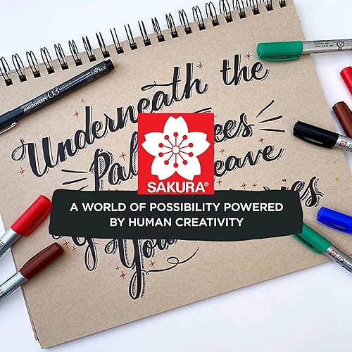 Miniatura 6 de SAKURA Identi-Pen - Marcadores permanentes multisuperficie colores surtidos paquete de 8 unidades 44162