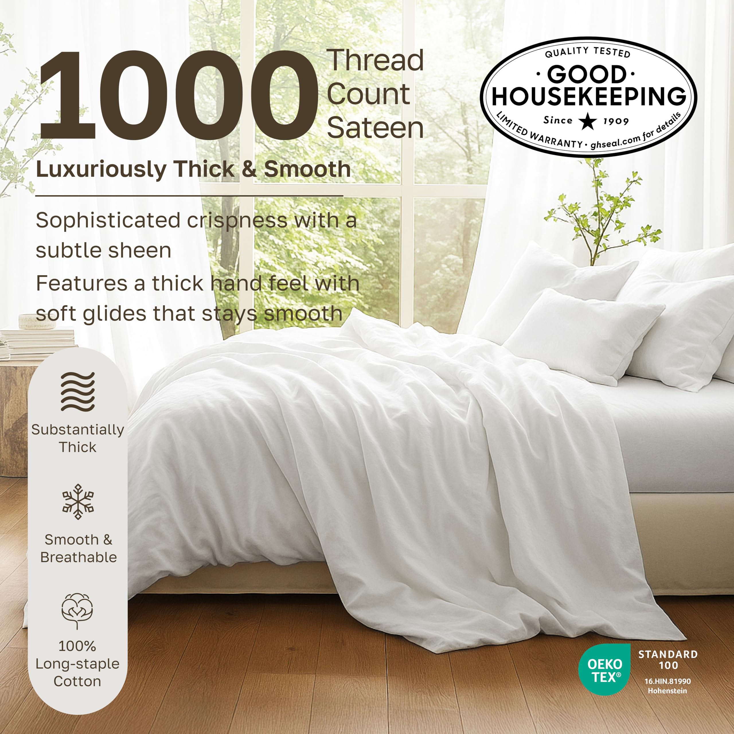 Amazon.com: California Design Den King Size Sheets Set - 1000