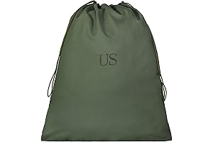 USGI US Military Barracks Cotton Canvas Laundry Bag, Olive Green