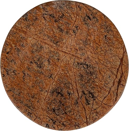 Miniatura 4 de Creative Co-Op Jabón redondo de mármol, marrón