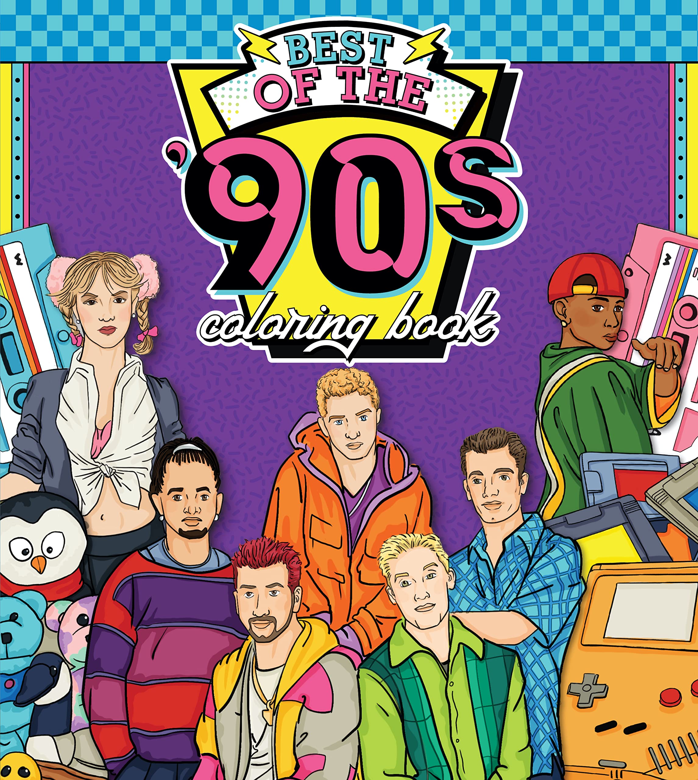 Best of the '90s Coloring Book: Color your way through 1990s art & pop culture (2) (Color Through the Decades) Paperback – Coloring Book, 9 Feb. 2023