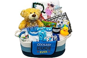 Bundle of Joy Deluxe Baby Boy Gift Set: Perfect for Welcoming Your Little Prince