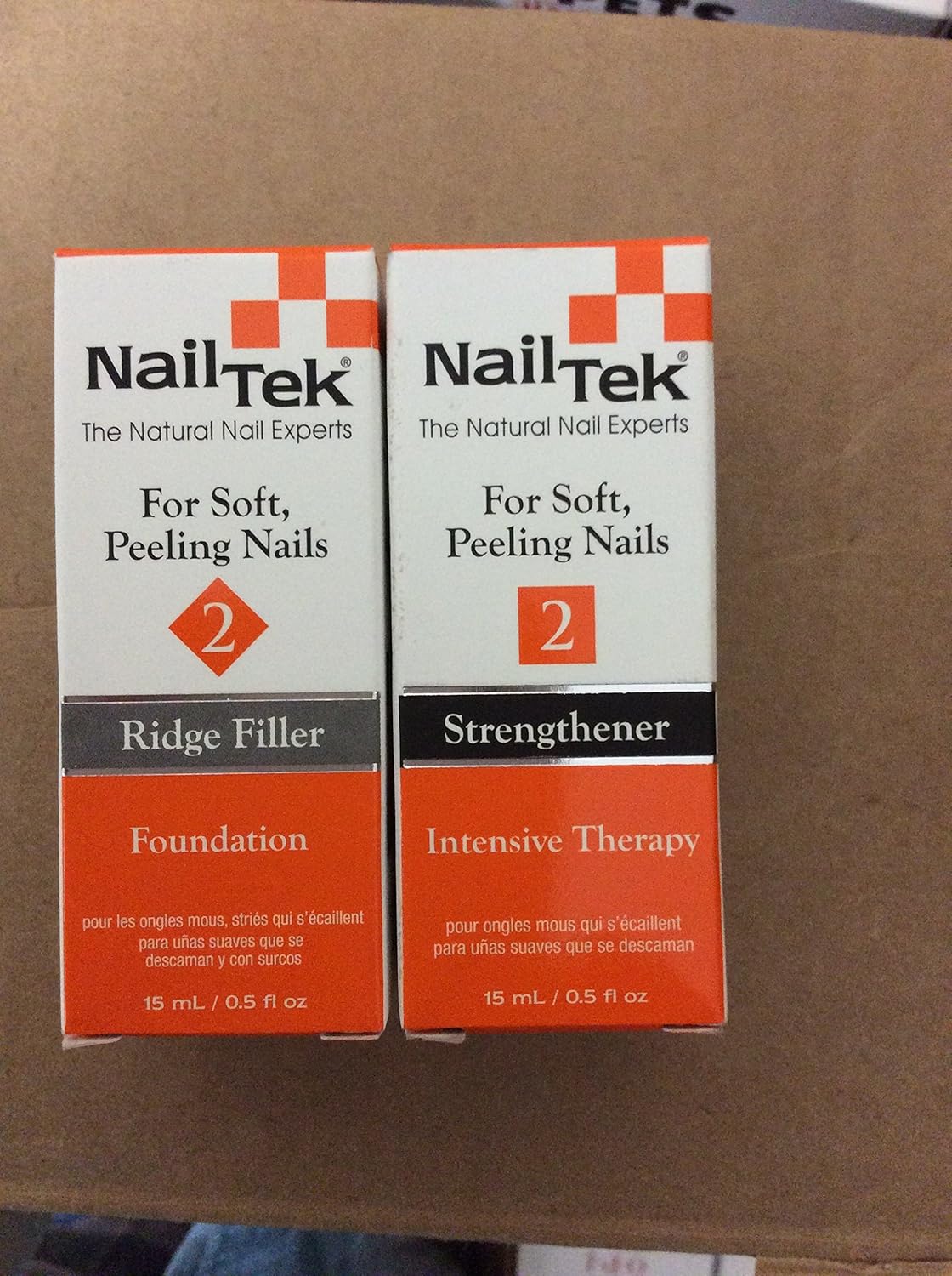 Nail Tek Natural Foundation 2 Ridge Filler and Intensive