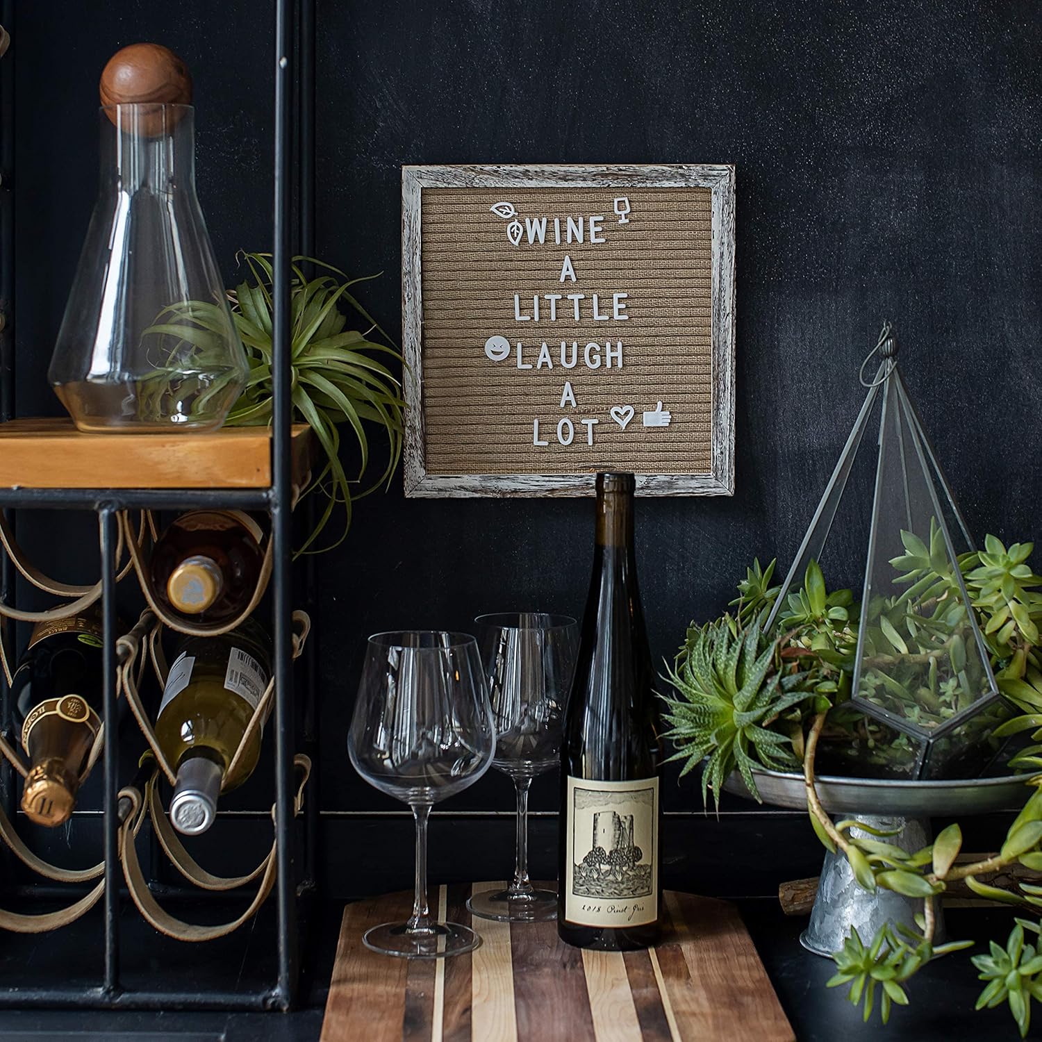 ❤ Crаzу Dеаlѕ Burlap Letter Board Farmhouse Decor 10x10 Inch - Interchangeable Letter Board Classroom Decor, Farmhouse Office Decor, Farmhouse Letterboard Custom Signs Home Decor Pregnancy Announcement, Farm Décor