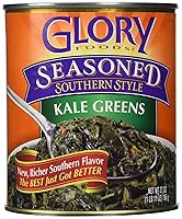 Vista 1 de Glory Foods, Sazonado, Kale Greens, lata de 27 onzas (paquete de 4)