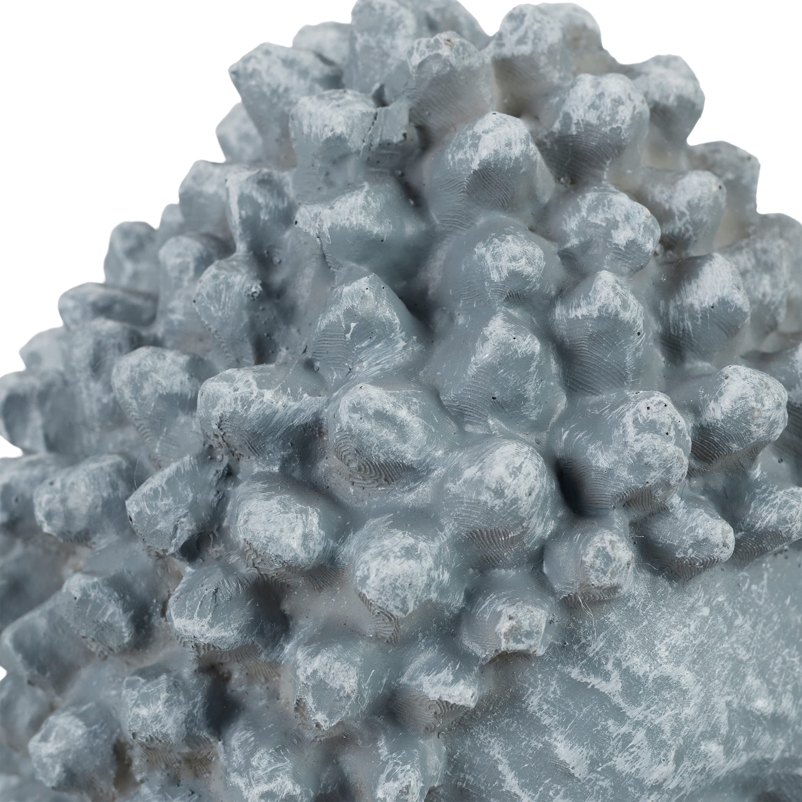 Relaxdays Estatua Buda Sentado, 30 cm, Figura Jardín, Salón, Polirresina, Resistente a Intemperie y Heladas, Gris Claro