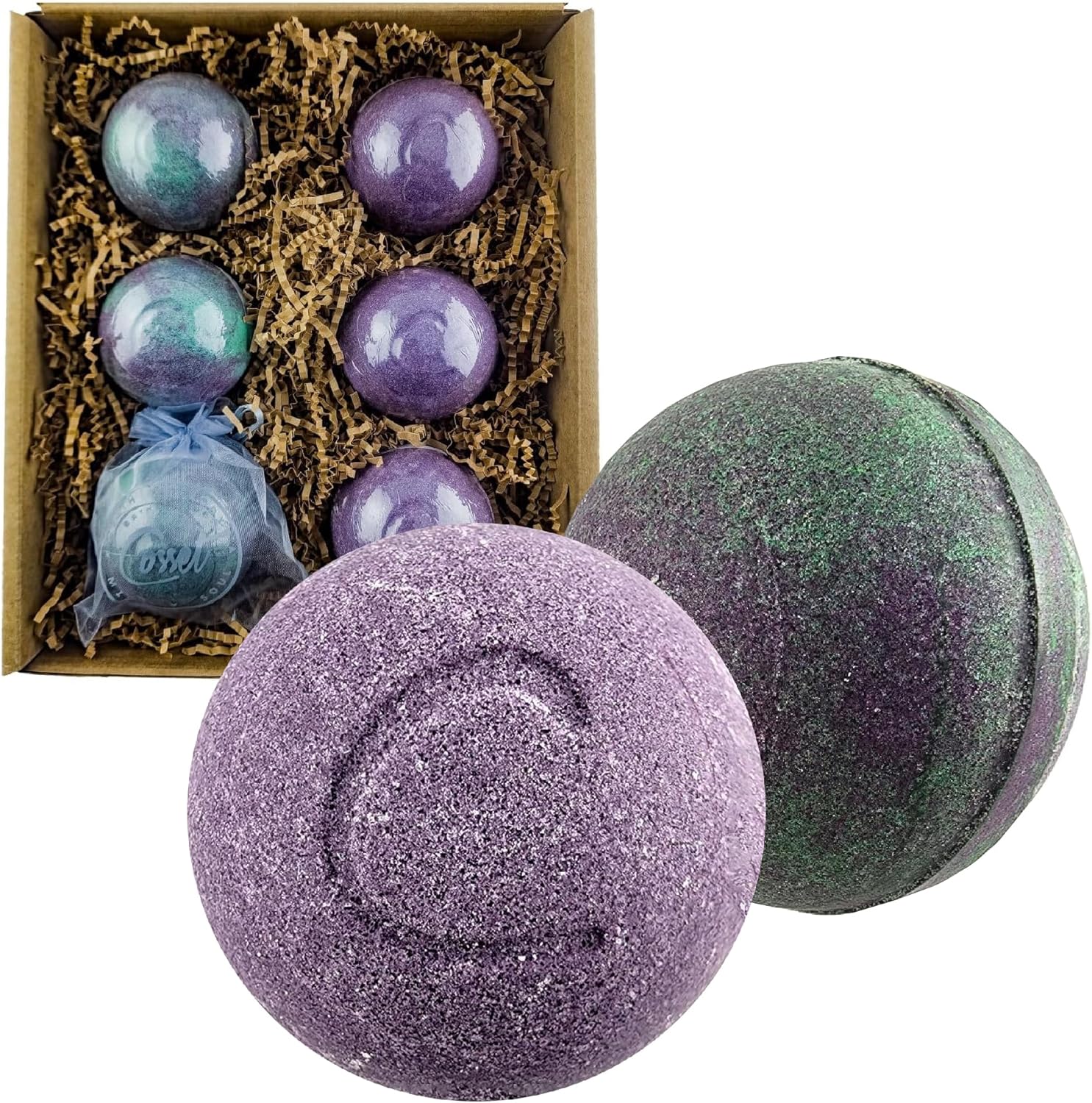Amazon.com : Cosset Bath Bombs - Organic Dreamland Bath Bombs for Women ...