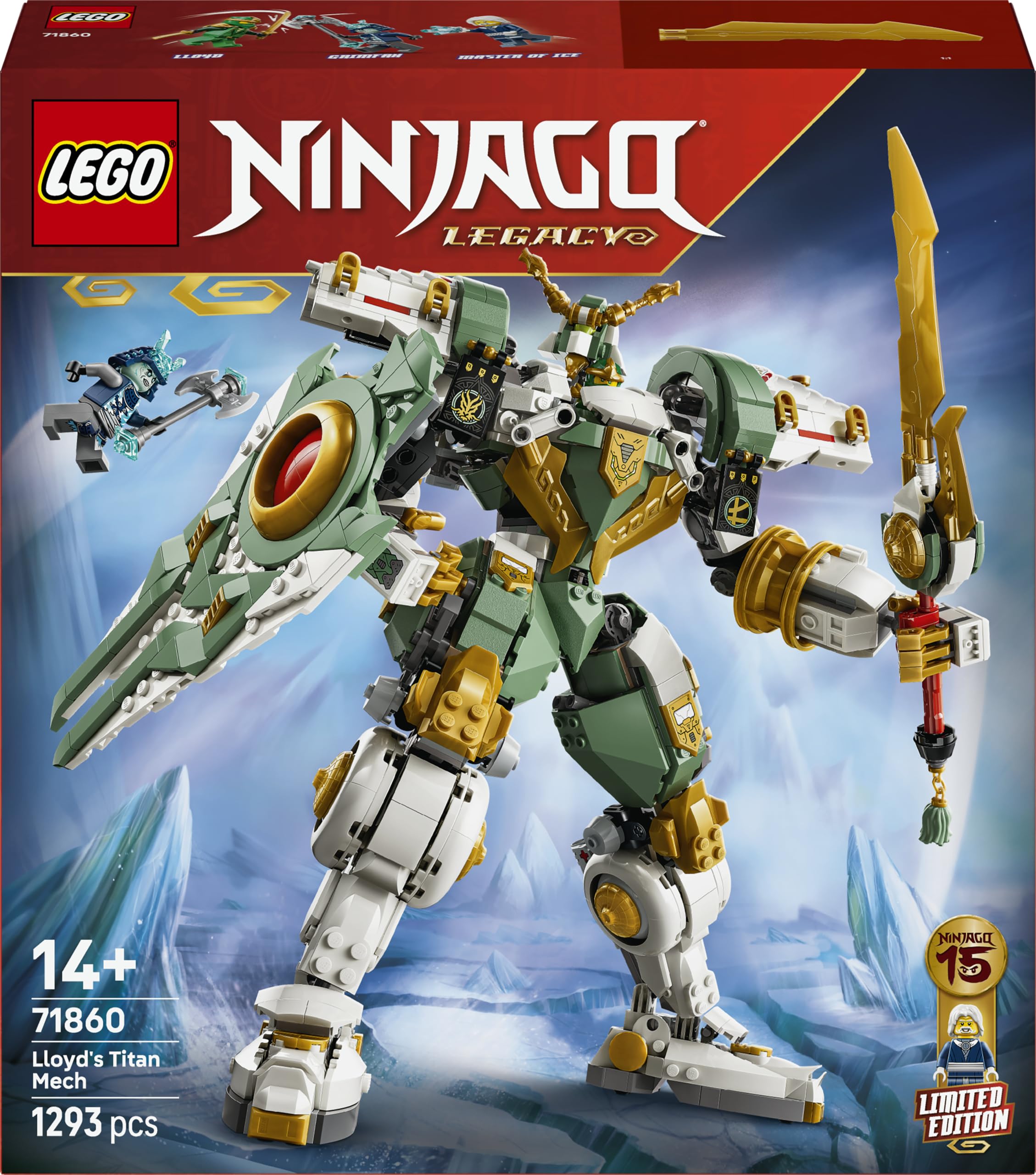 LEGO Ninjago 15e Anniversaire : Le Robot Titan de Lloyd 71860