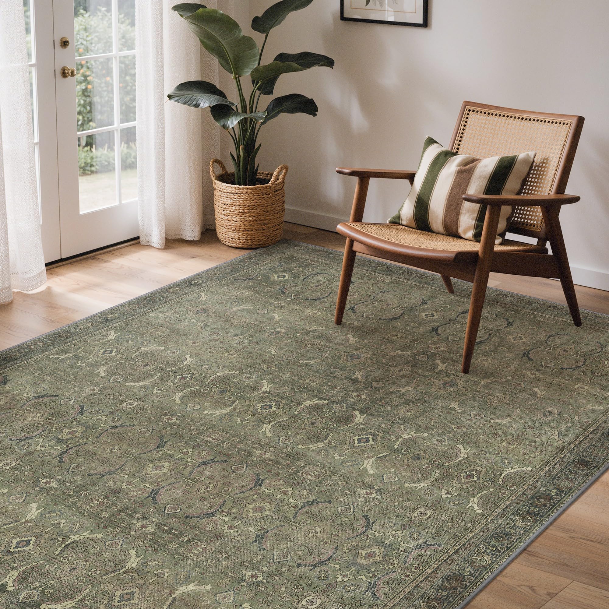 Amazon.com: GENIMO 9x12 Washable Area Rugs for Living Room, Non